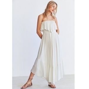 *Sold* Kimichi Blue Strapless Ruffle Jumpsuit